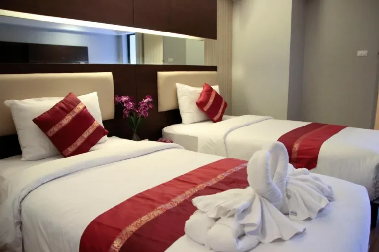 Grand Tara Garden Thai Hotel twin room with elegant touch