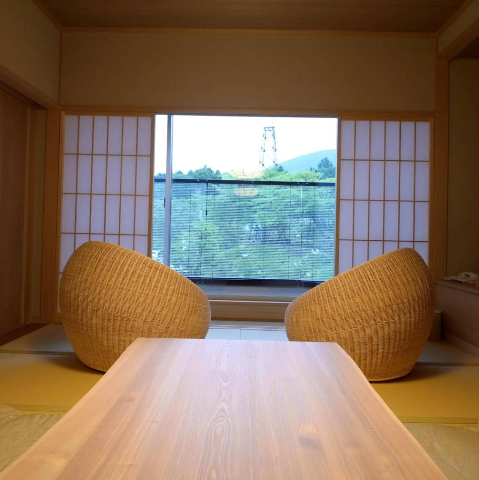 Cozy seating area in a room at Hakone Gora Byakudan