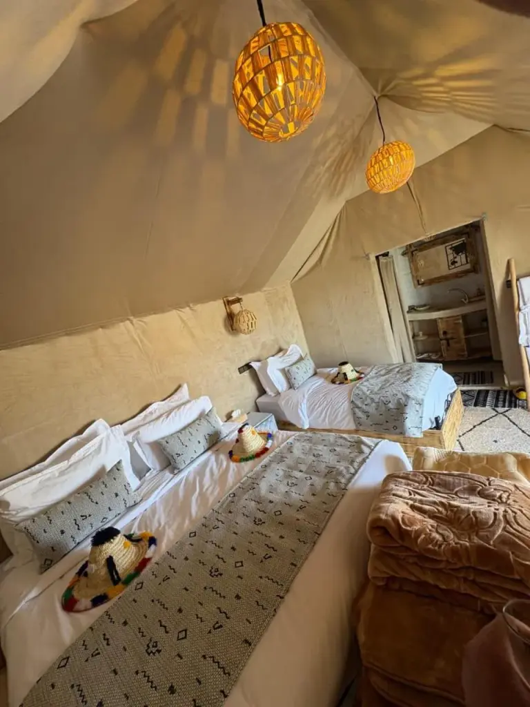Spacious Tent Setup