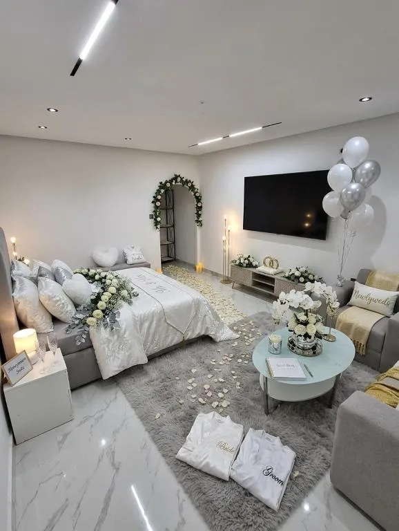Luxury bedroom at Hatta Romance Chalet