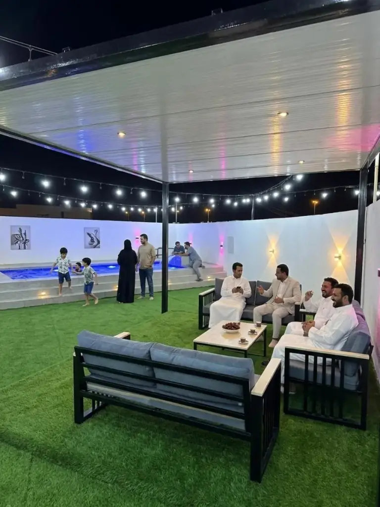 Social gathering at Hatta Romance Chalet