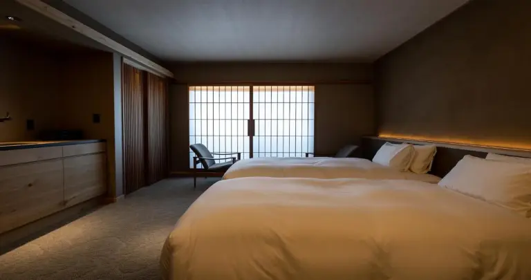 Higashiyama Shikikaboku komfortables Schlafzimmer mit gemütlicher Atmosphäre