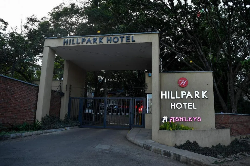 Sign of Hillpark Hotel in Nairobi