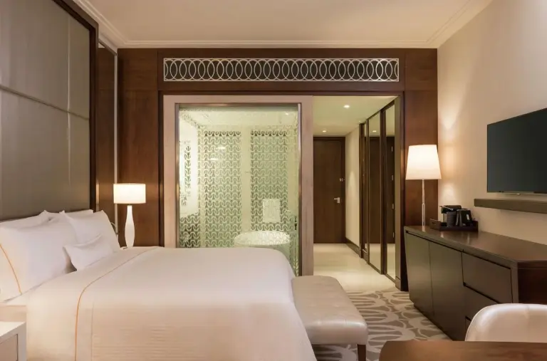 Interior of a Premium Room at Hilton Dubai Al Habtoor City