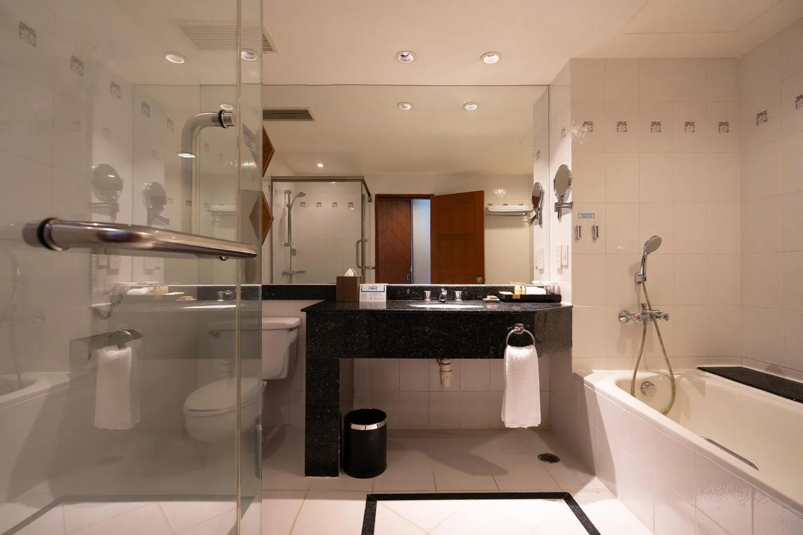 Modern bathroom at Hilton Hua Hin Resort & Spa