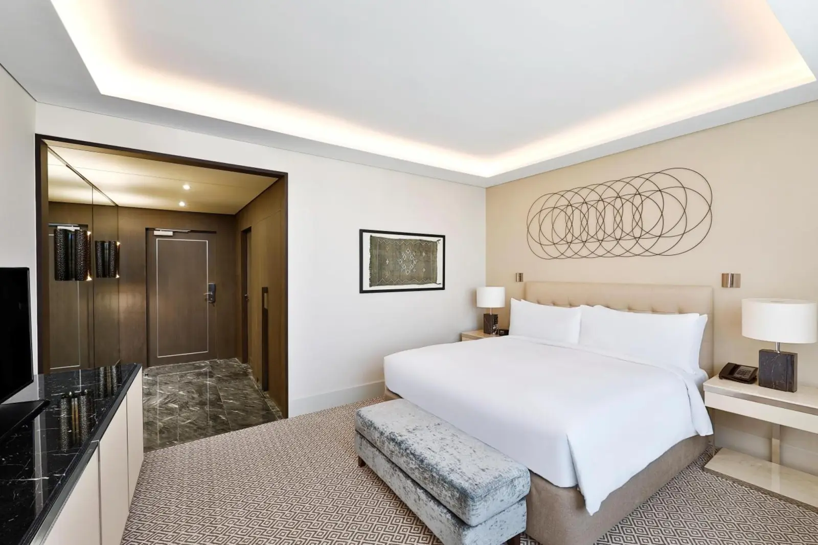 Chambre deluxe au Hilton Tanger City Center