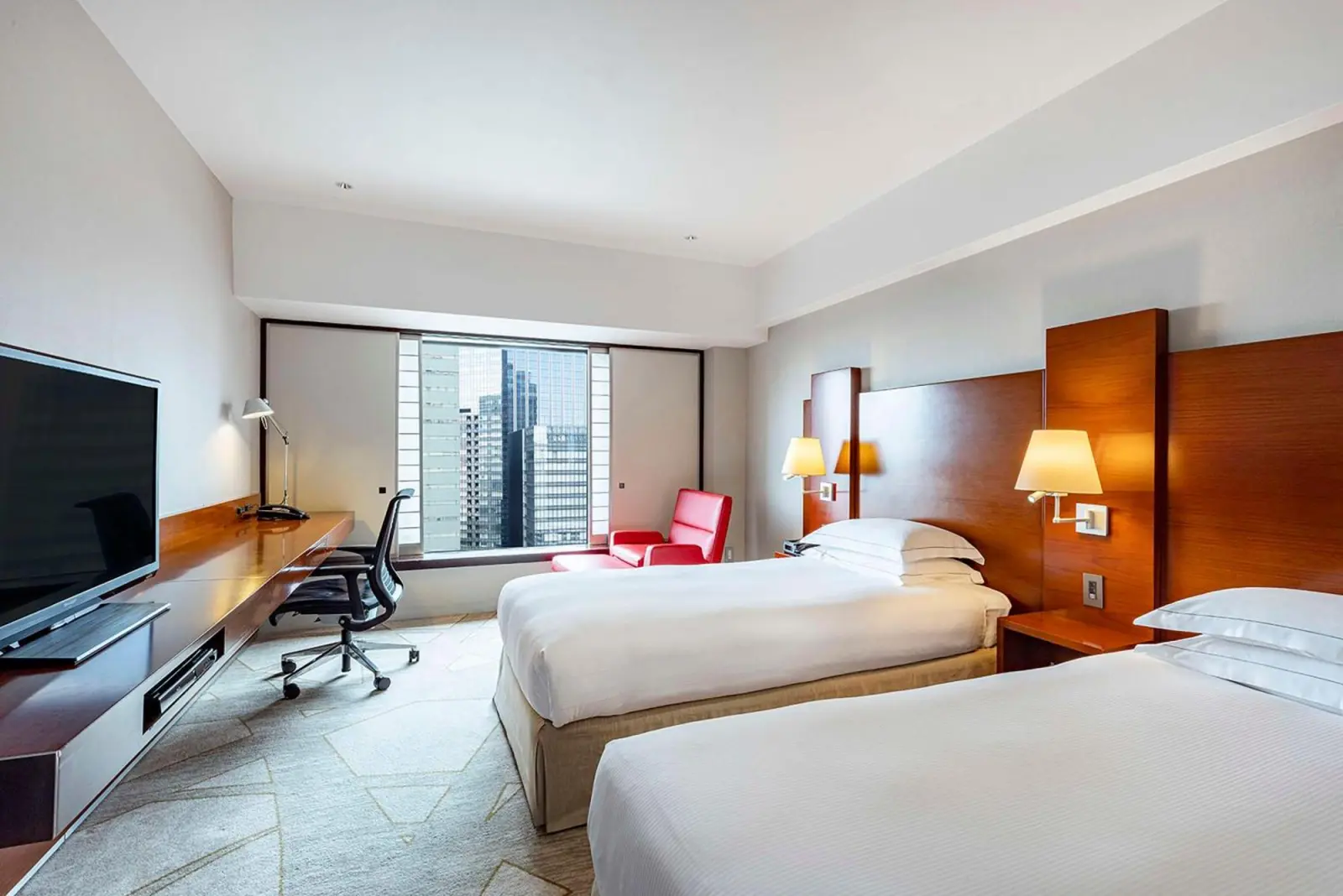 Zweibettzimmer im Hilton Tokyo Hotel
