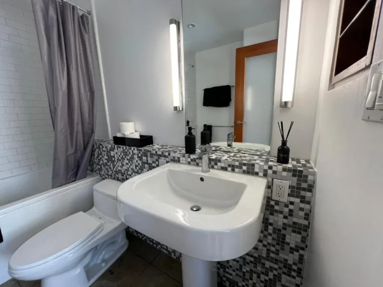 Bathroom at Historic Downtown LA Loft, California