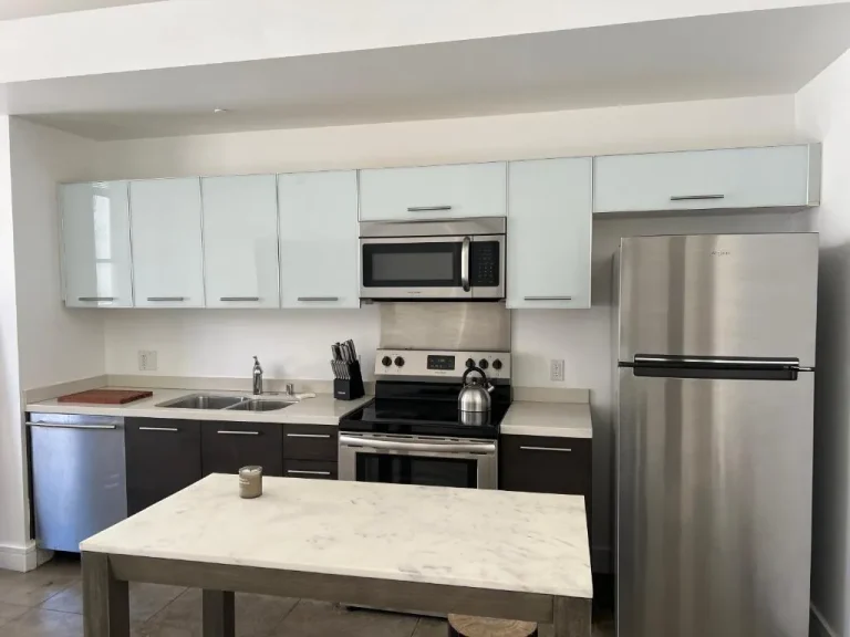 Kitchen at Historic Downtown LA Loft, California