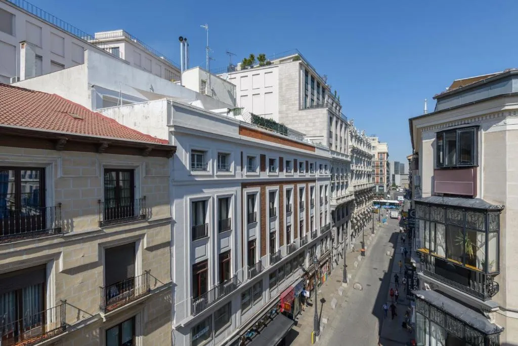Street View from Hostal Sun Gate in Madrid