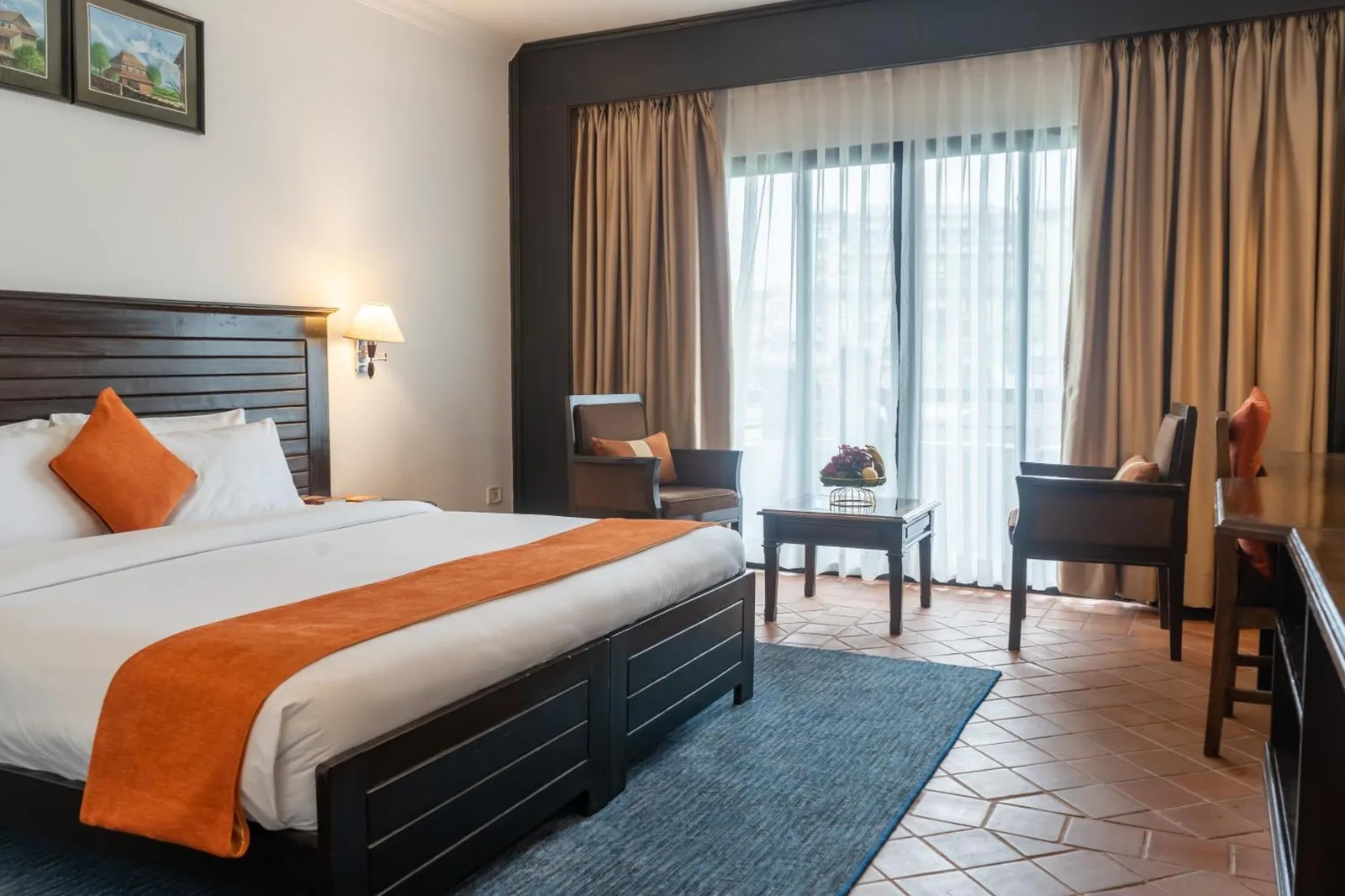 Standard room in Hotel Barahi Pokhara with comfortable seating