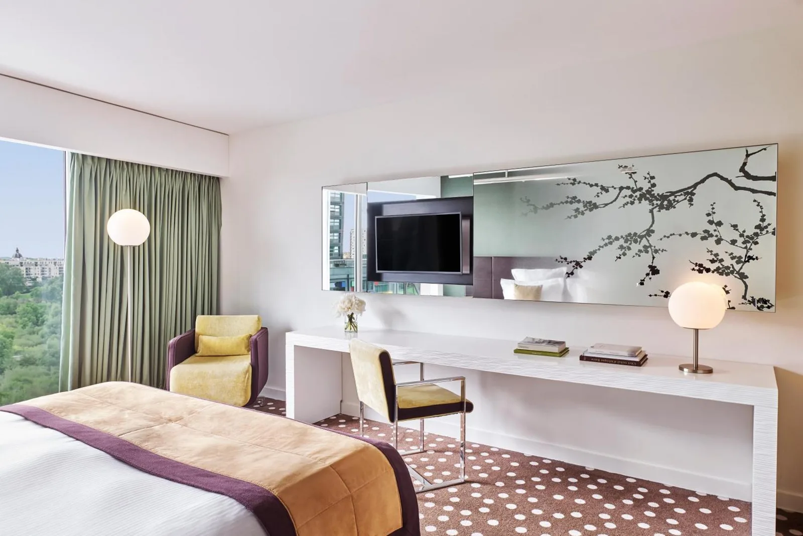 Superior room at Hôtel Barrière Lille with modern decor