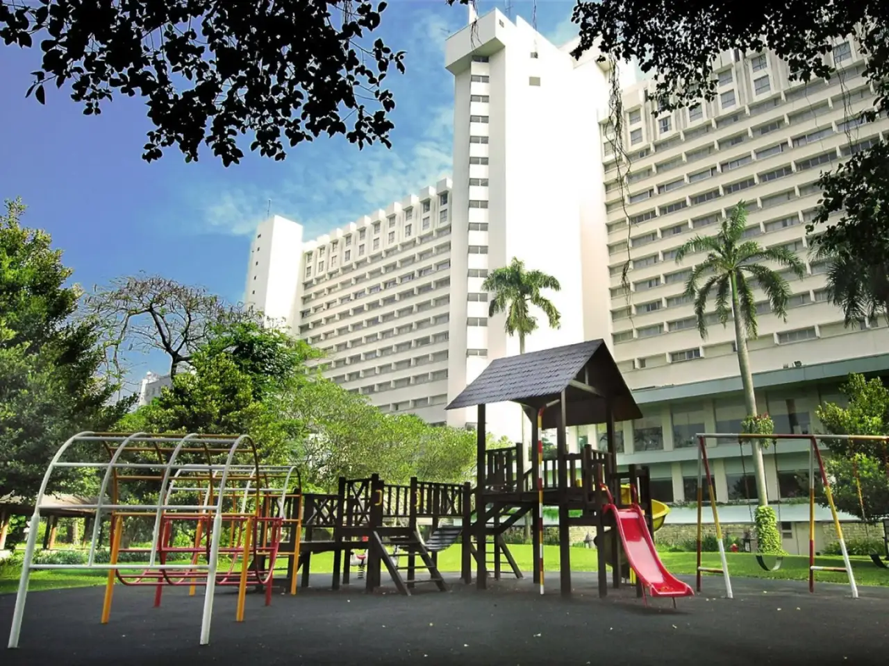 Spielplatzbereich im Hotel Borobudur Jakarta