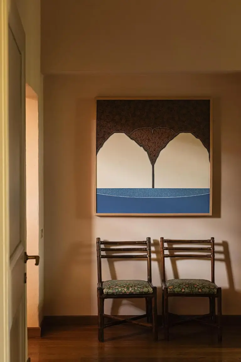 Art display at Hotel Certosa Di Maggiano, Siena