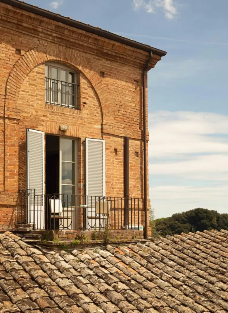 Balcony view at Hotel Certosa Di Maggiano, Siena