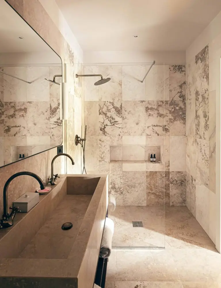 Luxury bathroom in Hotel Certosa Di Maggiano, Siena