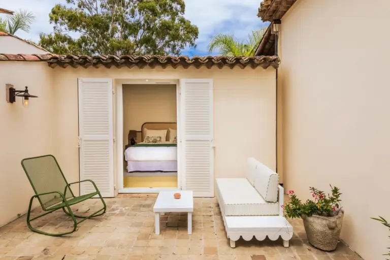 Private terrasse im Hôtel La Tartane Saint-Tropez