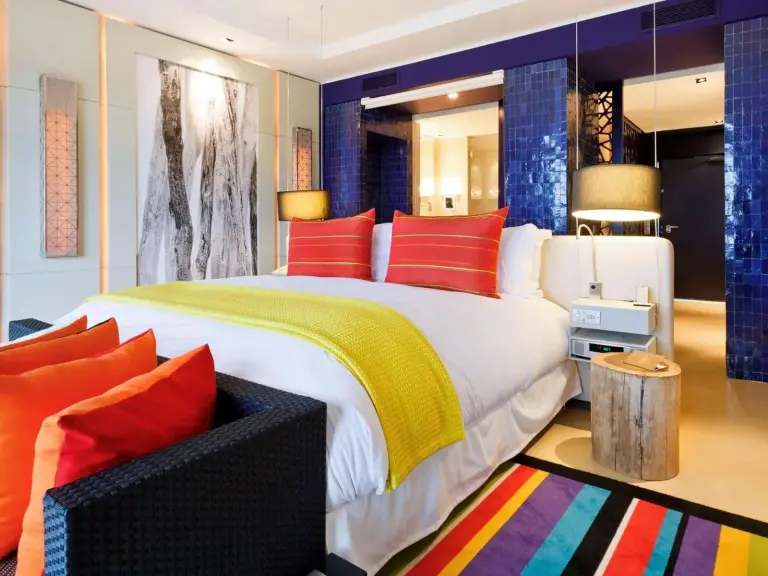 Elegante habitación de huéspedes en Hotel Le Golf D'Essaouira & Spa en Essaouira