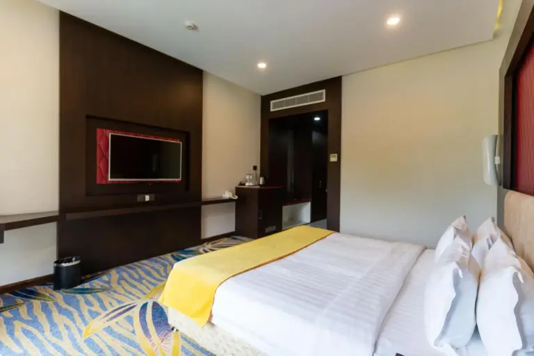 Comfortable standard room at Hotel Mechi Crown, Jhapa
