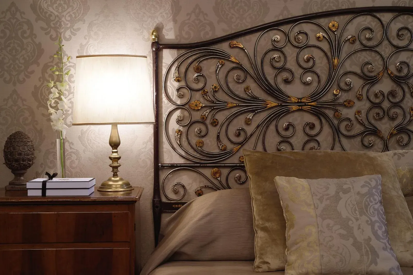 Coin de chambre confortable au Hotel Metropole Venezia