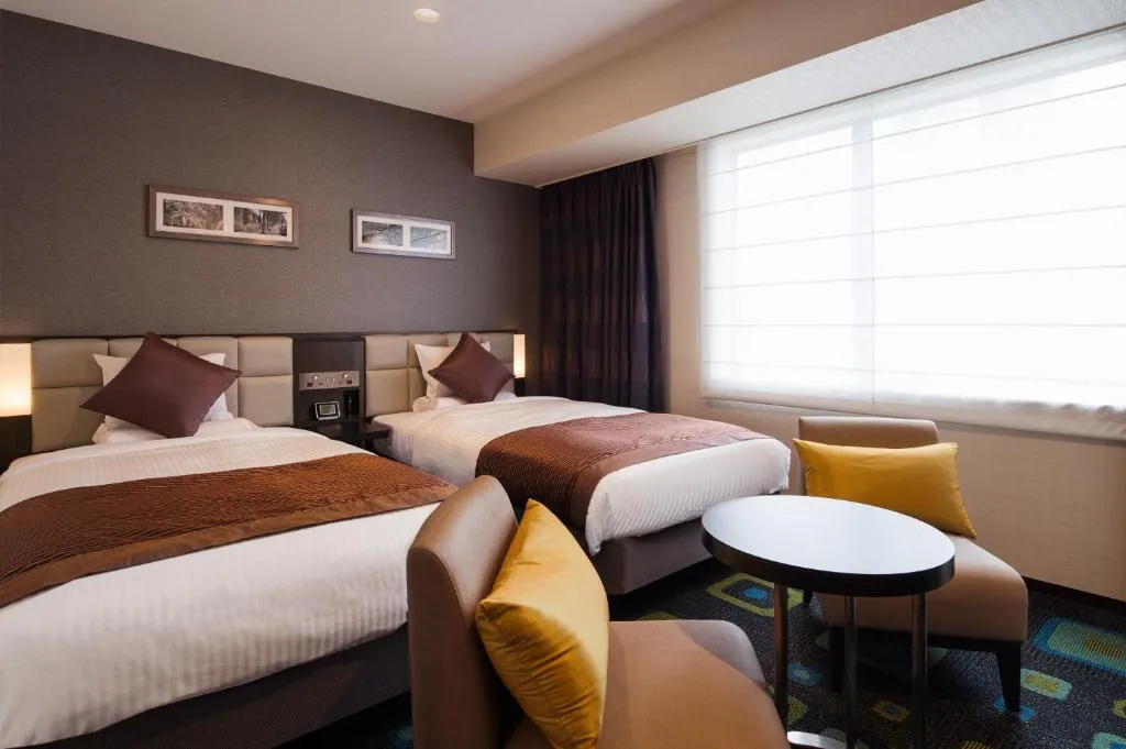 Twin room at Hotel Mystays Premier Akasaka, Tokyo
