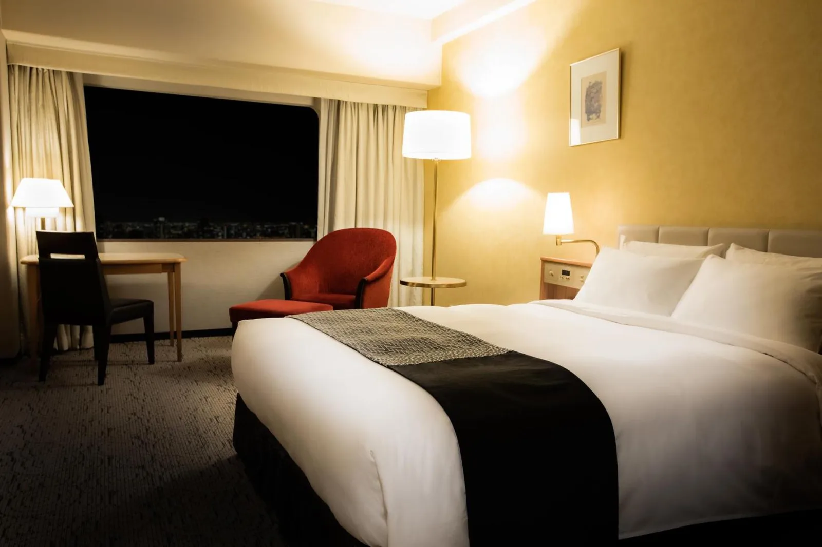 Habitación elegante en el Hotel New Otani Hakata