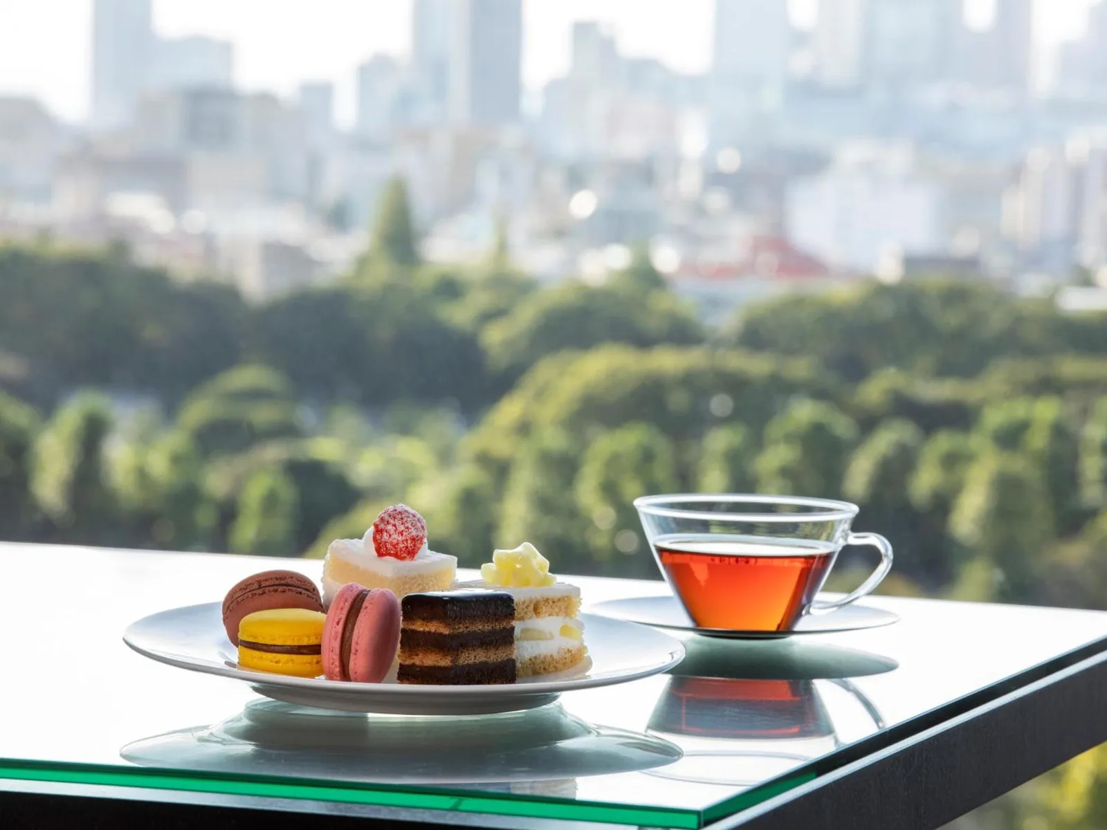 Hotel New Otani Tokyo EXECUTIVE HOUSE ZEN dessert et thé