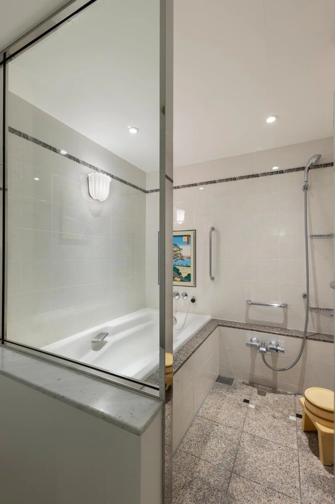 Modern Bathroom at Hotel New Otani Tokyo Garden Tower