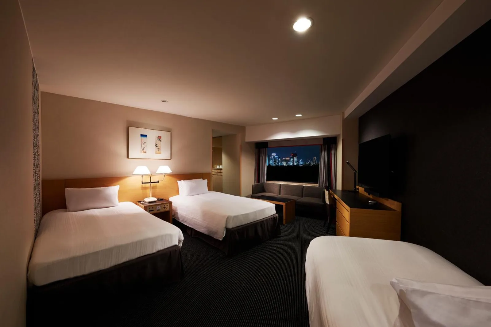 Night View Room at Hotel New Otani Tokyo Garden Tower