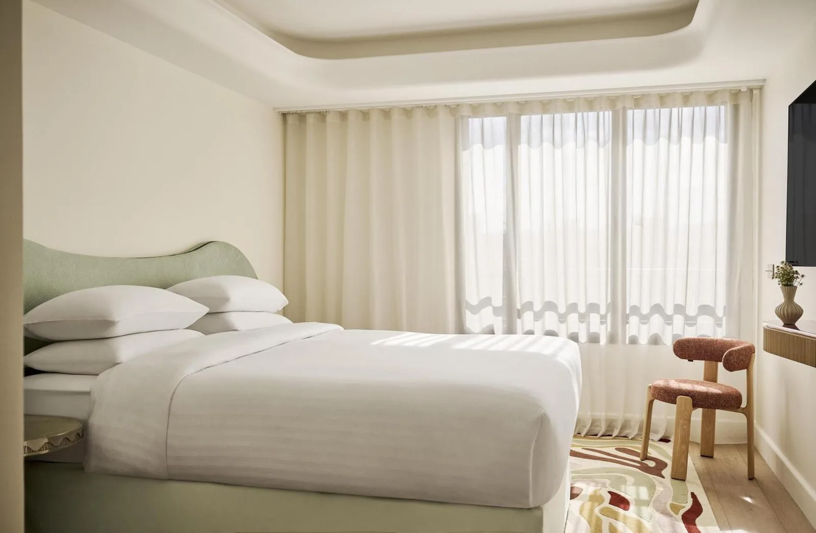 Double bedroom at Hotel Palais de la Mediterranee, Unbound Collection by Hyatt in Nice