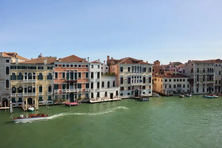 Canal view near Hotel Palazzo Giovanelli e Gran Canal in Venice