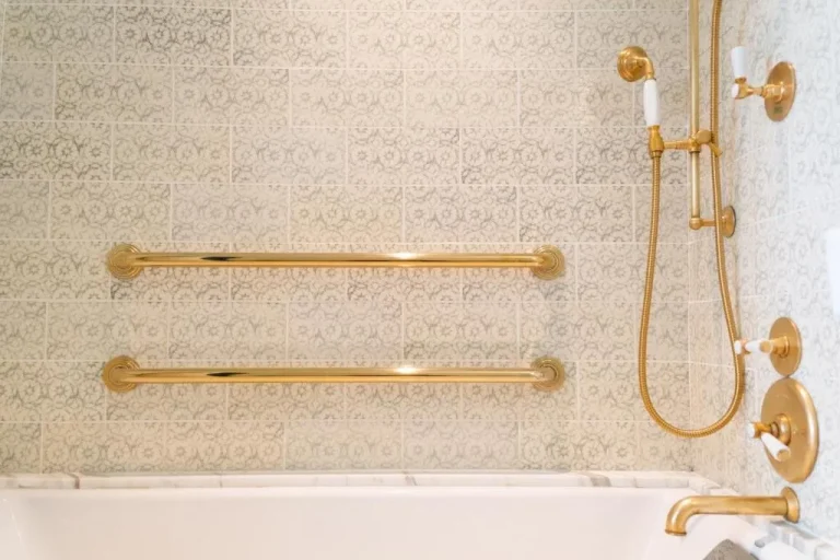 Stylish bathroom at Hotel Per La, Autograph Collection in California