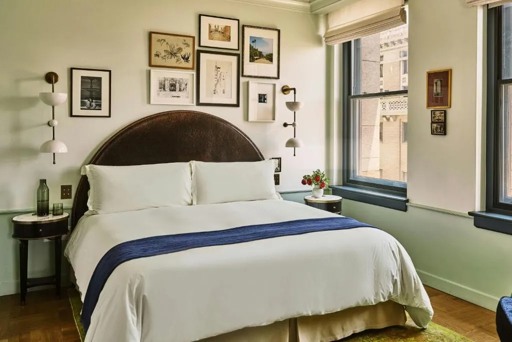 Elegant guest room at Hotel Per La, Autograph Collection in California
