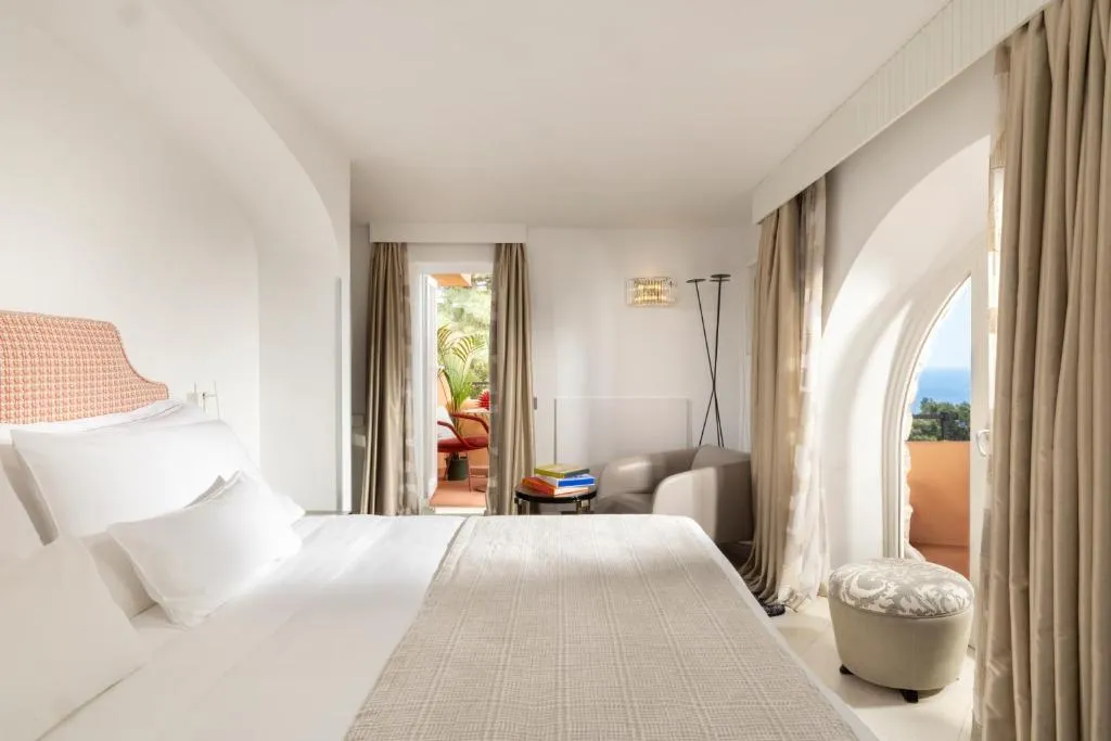 Charming room at Hotel Punta Tragara in Capri