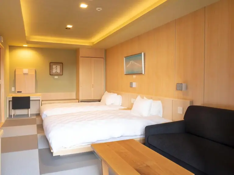Habitación doble confortable en el Hotel Shikinoyakata Hakone Ashinoko
