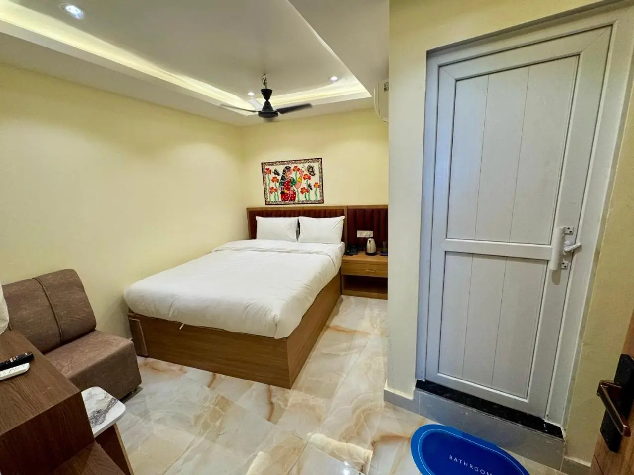 Vista de la habitación individual del Hotel Skyline en Janakpur