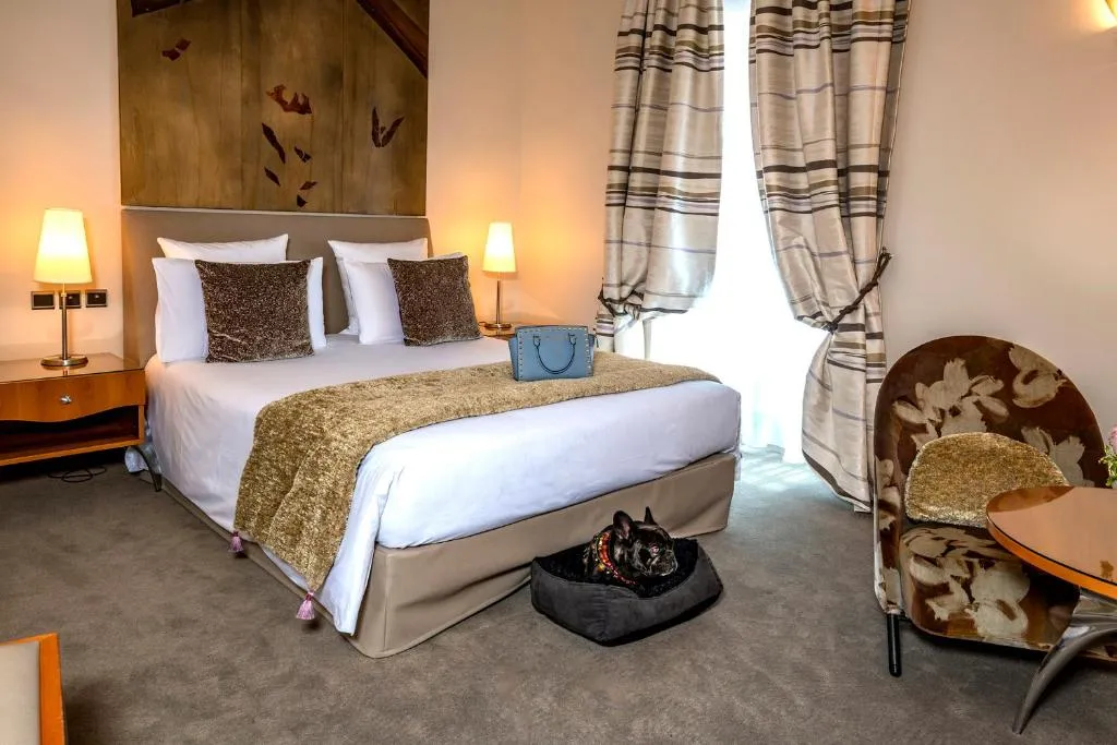 Gemütliches Deluxe Zimmer im Hotel & Spa REGENT PETITE FRANCE mit einem Haustier