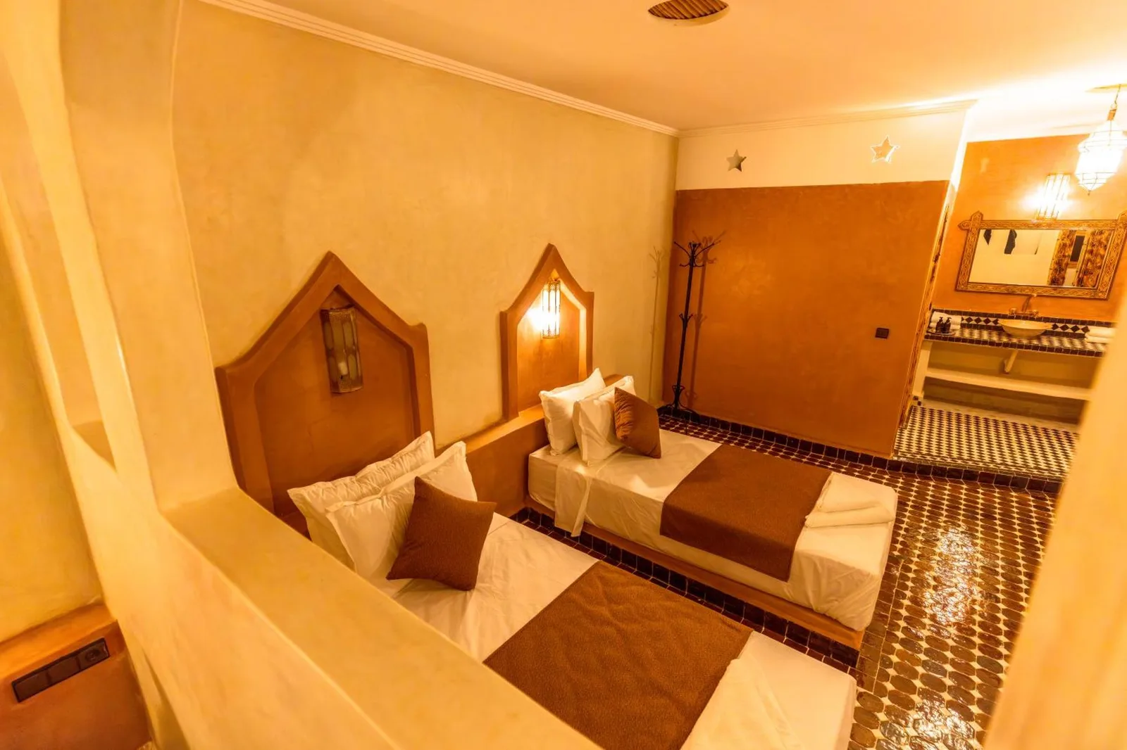 Chambre twin dans Hotel Sunset Palace Merzouga