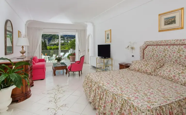 Suite floral en Hotel Villa Brunella, Capri