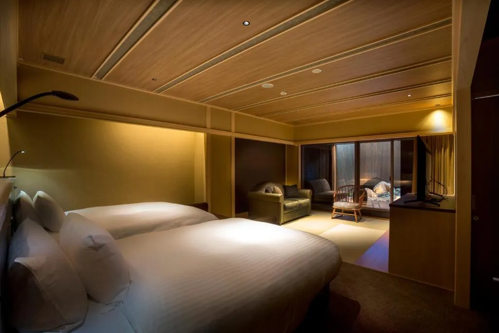 Hotel Yuraku Kyo-yasaka Doppelzimmer mit modernen Annehmlichkeiten