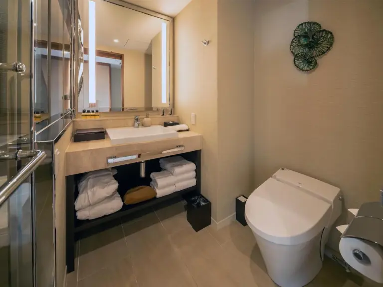 Badezimmer im Hyatt Regency Naha, Okinawa