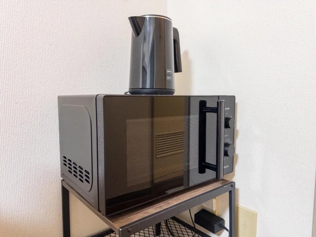 Microondas y Hervidor de Ichigaya Stay & Wi-Fi 1