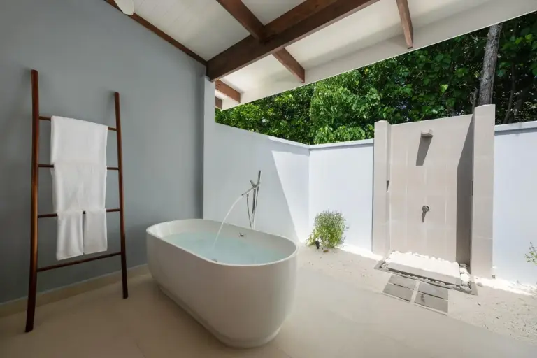 Ifuru Island Maldives Outdoor Shower