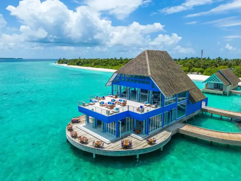 Ifuru Island Maldives Restaurant Overlooking Ocean