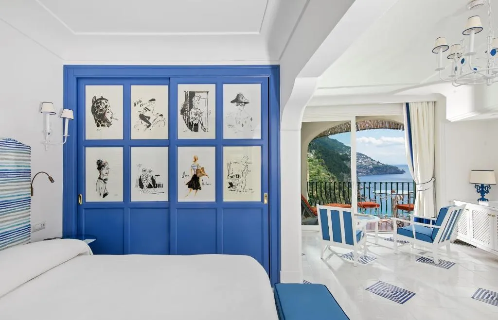 Habitación chic en Il San Pietro di Positano con balcón