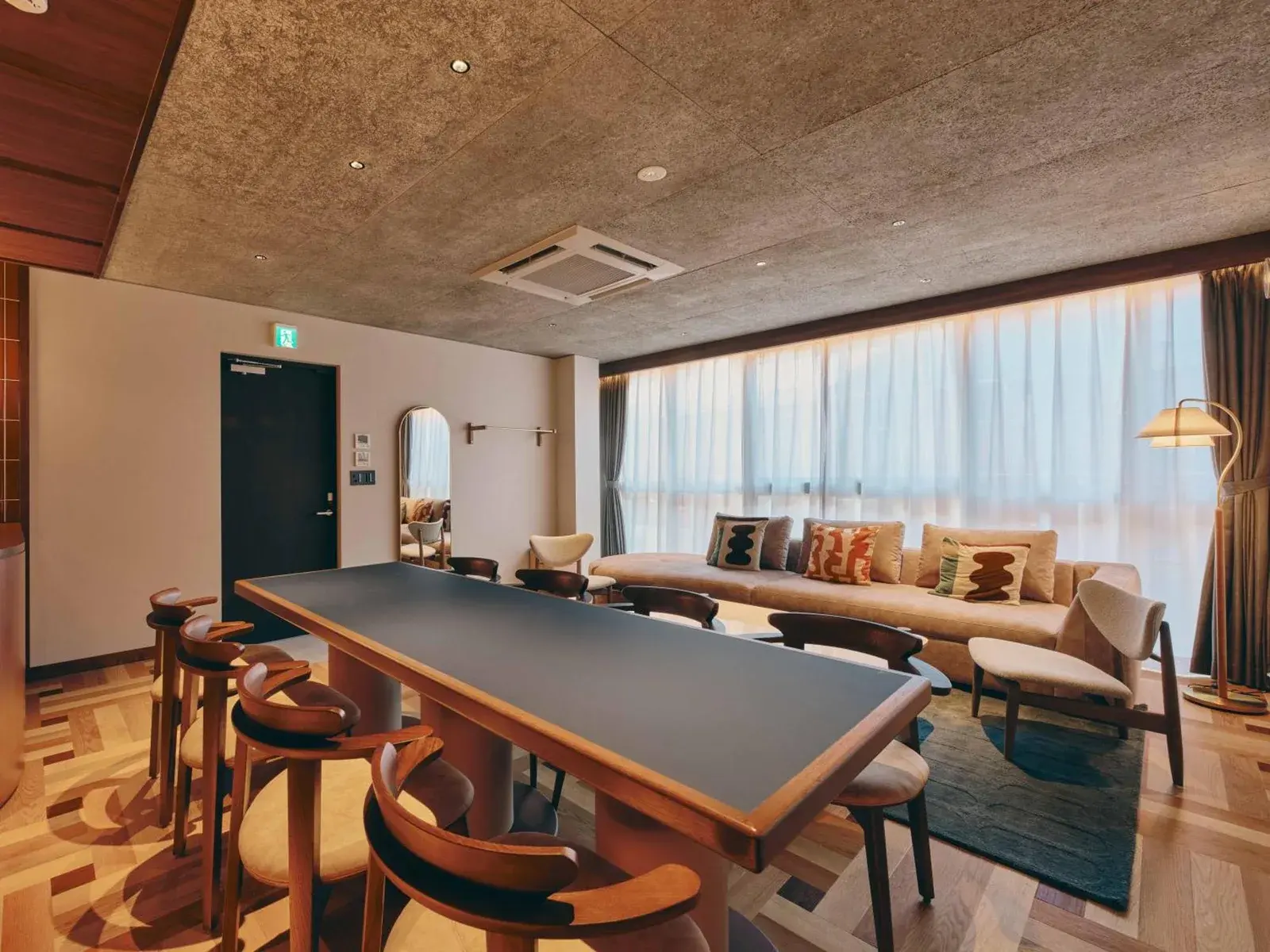 Cozy lounge area at illi Nuto Shinjuku, Tokyo