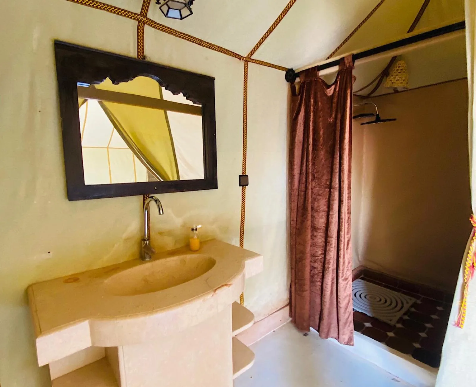 Imperial Desert Camp bathroom facilities with modern design