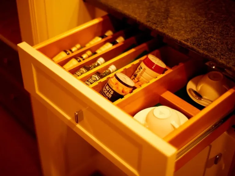 Kitchen drawer contents in Imperial Hotel Osaka