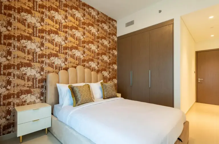 INA Homes guest bedroom with stylish design