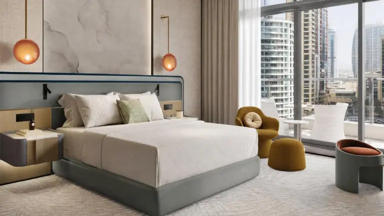 Comfortable bedroom at InterContinental Dubai Marina, Dubai